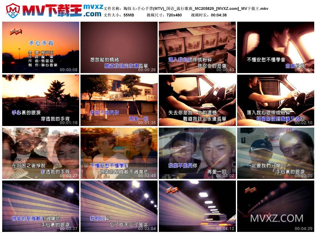 陶钰玉-手心手背(MTV)_国语_流行歌曲_MC205829